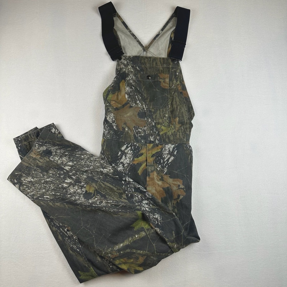 Mossy Oak FieldStaff Overalls Men 36 Camo Break Up Hunting Bibs Gorpcore Utility